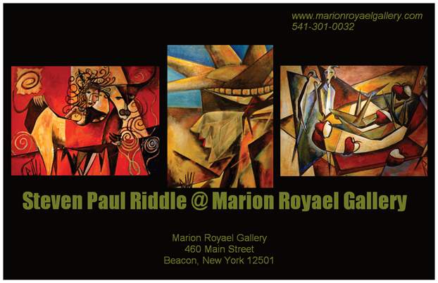 Exhibit Card, Steven Paul Riddle, Beacon New York